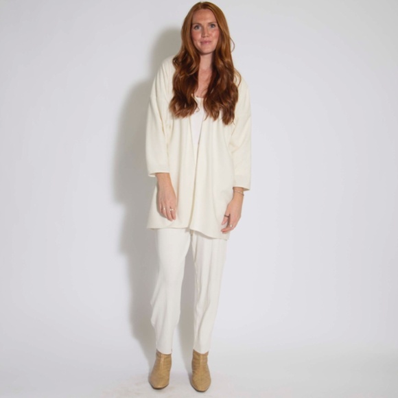 Hackwith Design House Easy Jacket White 100% Cotton Size 26 28 - Picture 9 of 9